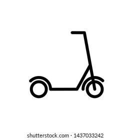 scooter icon, ilustration design template