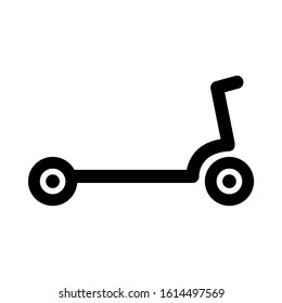 scooter icon isolated sign symbol vector illustration - high quality black style vector icons

