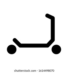 scooter icon isolated sign symbol vector illustration - high quality black style vector icons
