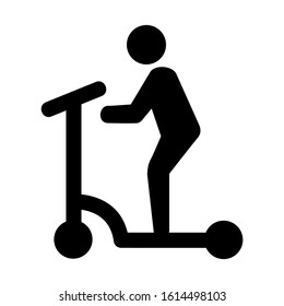scooter icon isolated sign symbol vector illustration - high quality black style vector icons
