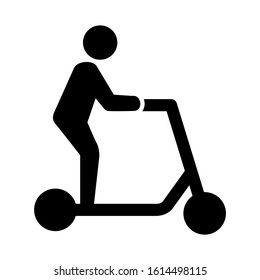 scooter icon isolated sign symbol vector illustration - high quality black style vector icons
