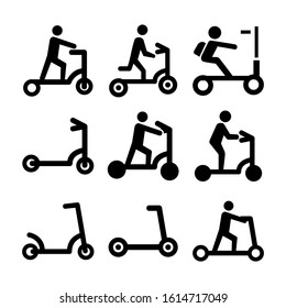 scooter icon isolated sign symbol vector illustration - Collection of high quality black style vector icons
