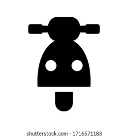 scooter icon or logo isolated sign symbol vector illustration - high quality black style vector icons
