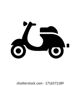 scooter icon or logo isolated sign symbol vector illustration - high quality black style vector icons
