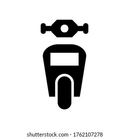 scooter  icon or logo isolated sign symbol vector illustration - high quality black style vector icons
