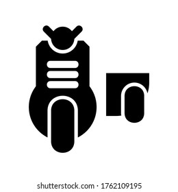 scooter  icon or logo isolated sign symbol vector illustration - high quality black style vector icons
