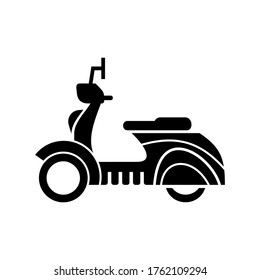 scooter  icon or logo isolated sign symbol vector illustration - high quality black style vector icons
