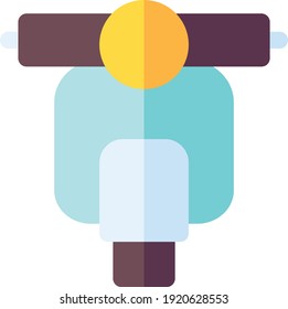 scooter icon or logo isolated sign symbol vector illustration