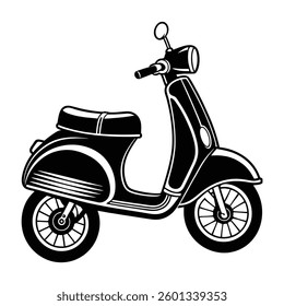 scooter icon logo vector design 