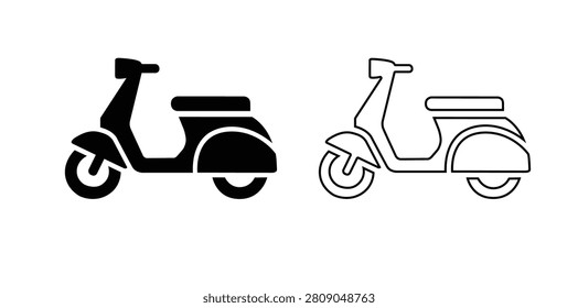 Scooter icon, Scooter Logo, Scooter vector illustration
