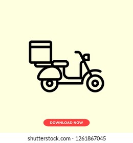 Scooter icon modern vector style