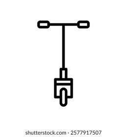 Scooter icon set. Vector illustration.