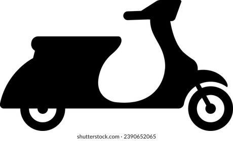 Scooter icon sign. Transport signs and symbols.