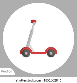 Scooter icon sign vector,Symbol, logo illustration for web and mobile