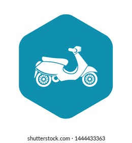 scooter icon. Simple illustration of scooter vector icon for web