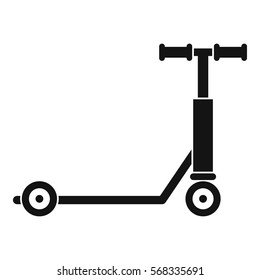 Scooter icon. Simple illustration of scooter vector icon for web