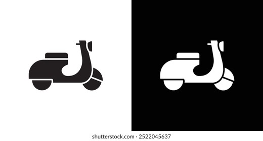 Scooter icon simple vector symbol