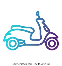 Scooter icon, suitable for a wide range of digital creative projects. Happy creating.