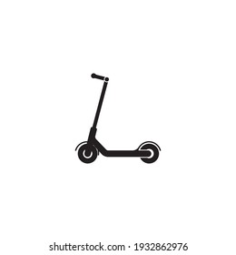 Plantilla de logotipo de la ilustración del símbolo del icono de Scooter