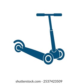 Plantilla de logotipo de ilustración de diseño de símbolo de scooter
