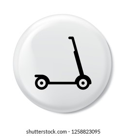 scooter icon in trendy flat style isolated on background. scooter icon logo, app, UI. icon Vector illustration, EPS10.
