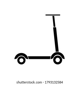 Scooter icon for trendy flat style for graphic design, web-site. Stock Vector illustration.