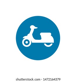 Scooter icon. Trendy Scooter logo concept on white background from Transportation collection. Perfect for t-shirt design, poster, banner.