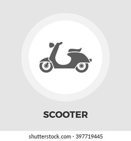 Scooter Icon Vector. 