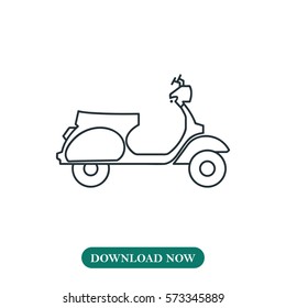 Scooter icon vector