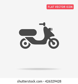 Scooter icon. Vector concept illustration for design.