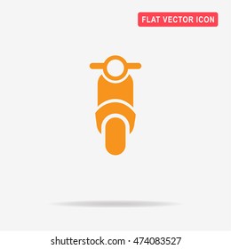 Scooter icon. Vector concept illustration for design.