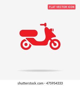 Scooter icon. Vector concept illustration for design.