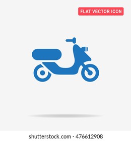 Scooter icon. Vector concept illustration for design.