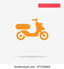 Scooter icon. Vector concept illustration for design.
