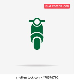 Scooter icon. Vector concept illustration for design.