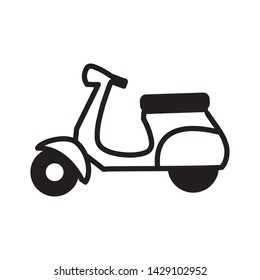 scooter icon vector design template