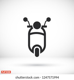 Scooter icon. Vector  Eps 10 