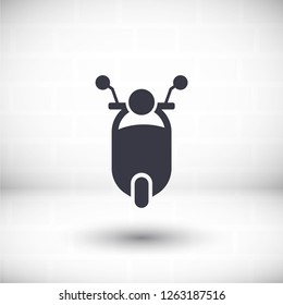 Scooter icon. Vector  Eps 10 