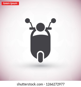 Scooter icon. Vector  Eps 10 