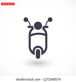 Scooter icon. Vector  Eps 10 