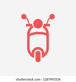 Scooter icon. Vector  Eps 10 