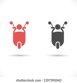 Scooter icon. Vector  Eps 10 
