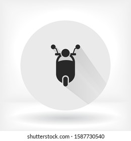 Scooter icon. Vector Eps 10 . Lorem Ipsum Flat Design
