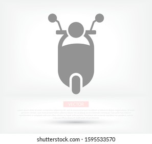 Scooter icon. Vector Eps 10 . Lorem Ipsum Flat Design