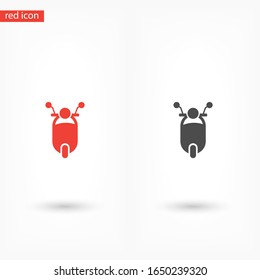 Scooter icon. Vector Eps 10 . Lorem Ipsum Flat Design