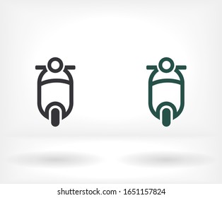 Scooter icon. Vector Eps 10 .