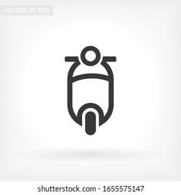 Scooter icon. Vector Eps 10 . Lorem Ipsum Flat Design