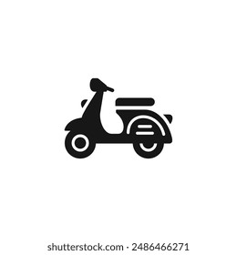 Scooter icon vector. EPS 10 editable vector