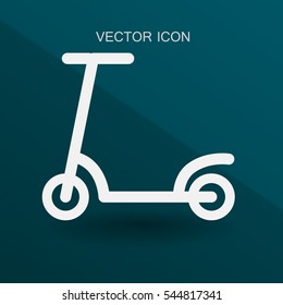 Vektorgrafik des Scooters