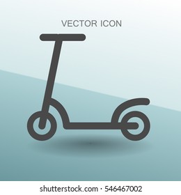 Vektorgrafik des Scooters